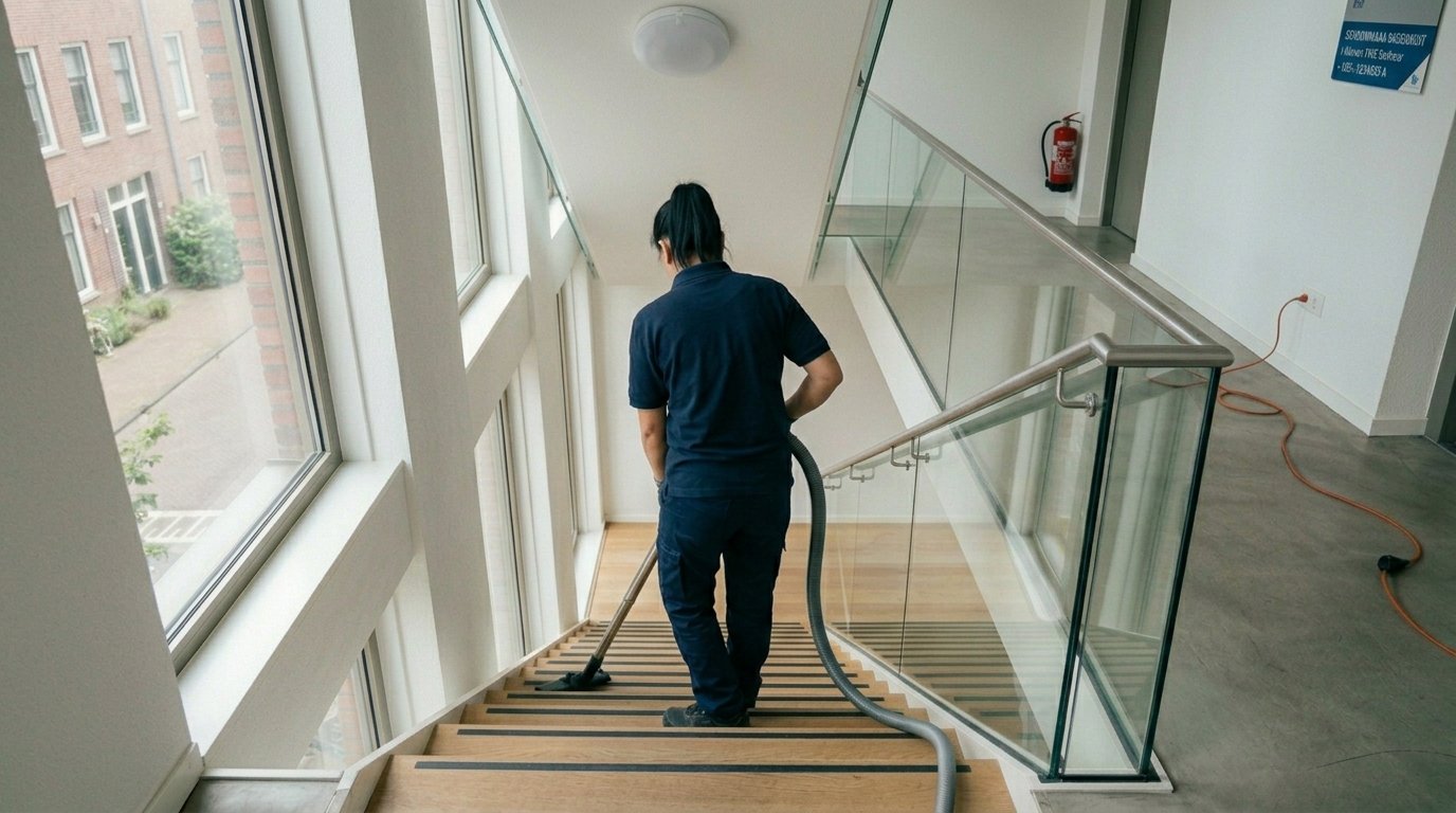 trappenhuis schoonmaken den bosch