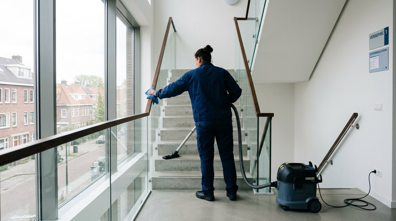 trappenhuis schoonmaken den bosch